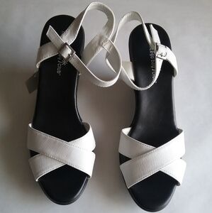 Elegant White Strappy Sandals